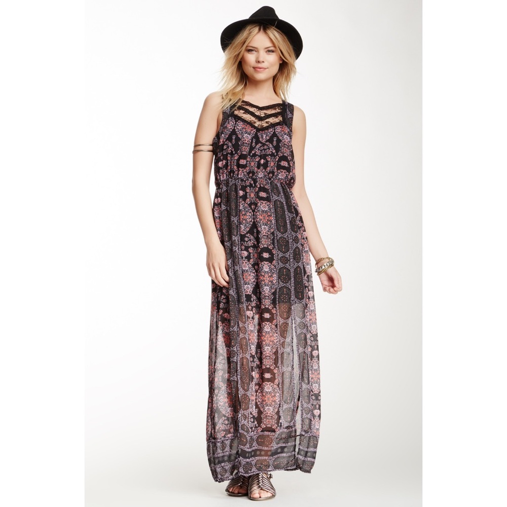 Free people Moroccan print maxi dress 6